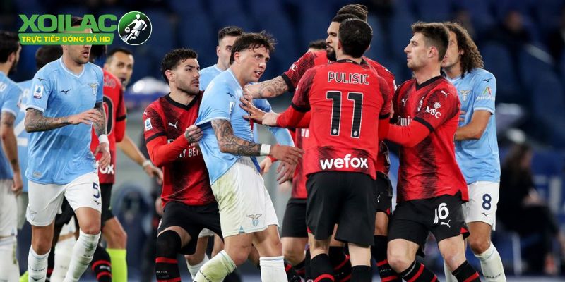 Cục diện phong độ và điểm tựan sân nhà của Lazio vs AC Milan